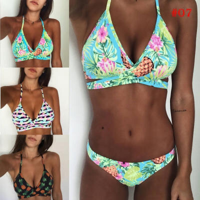 

Womens Bikini Set Bandage Push-Up Padded Swimwear Swimsuit Bathing Brazilian