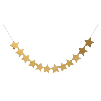 

Paper Garland Stars Hanging Banners Bunting Birthday Wedding Party Flags