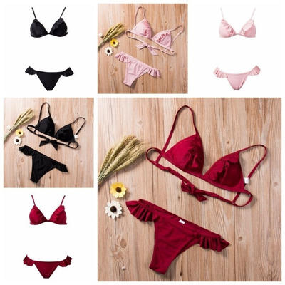 

HOT Womens Padded Push-up Bikini Set Swimsuit Bathing Suit Swimwear Beachwear