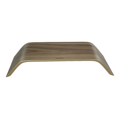 

SAMDI Universal Desktop Computer Monitor Heighten Wooden Stand Dock Holder Display Bracket for iMac PC Notebook Laptop