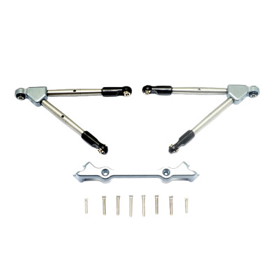 

Siaonvr Upgrade Part Aluminum Front Tie Rods with Stabilizer For Traxxas Rustler 4X4 VXL