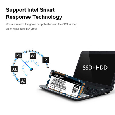 

OSCOO NGFFM2 2242 Laptop SSD 256GB Solid State Disk High Speed SATA3