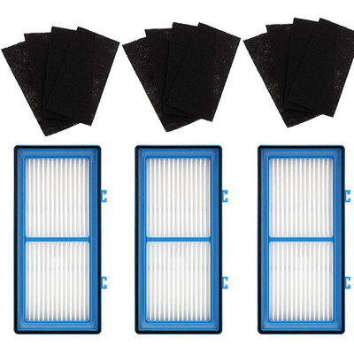 

〖Follure〗3 HEPA filter&12PC Carbon Filter Replacement For Holmes AER1 Series Purifier
