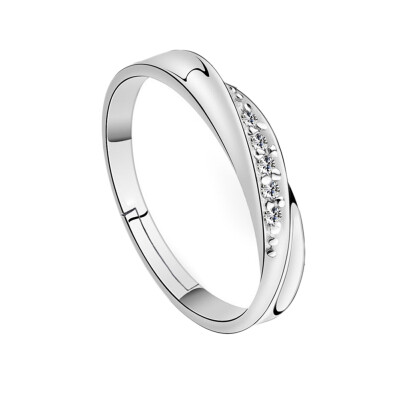 

Openings Silver Rings Couple Diamond Ring Silver