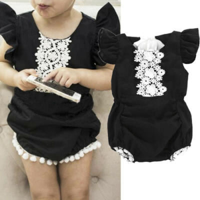 

Newborn Toddler Infant Baby Girls Playsuit Jumpsuit Romper Outfits Clothes Set