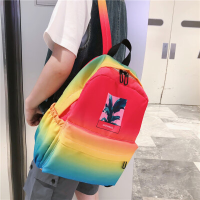 

The Gradual Colour-Colouring Fashion Shoulder Bag of Senior High School