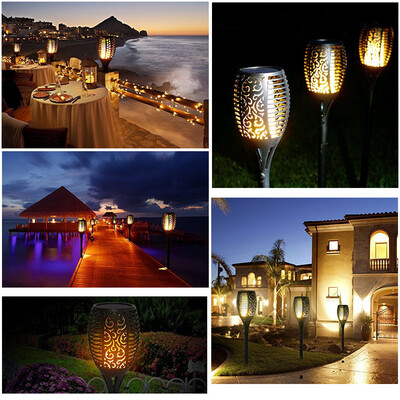 

Gobestart 96 LED Solar Torch Light Outdoor Waterproof Solar Path Torches Lights Dancing