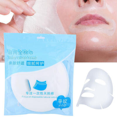 

Greensen 60Pcs Disposable Non-woven Ultra-thin Facial Mask Paper DIY Non-compressed Mask Film