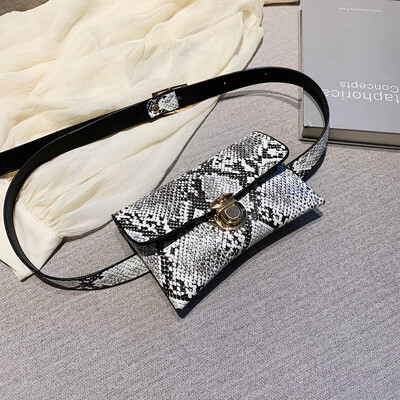 

Tailored Women Retro Serpentine Vintage Leather Messenger Bag Crossbody Bags Chest Bags