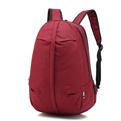 

Tailored Large Capacity Solid Color Waterproof Nylon Casual Backpack School Bag