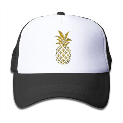 

Dancing Pineapple Trucker Hat Adjustable Back Mesh Cap For Toddler