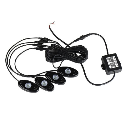 

8pcs 12V RGB LED Rock Lights Wireless Controlled Music Flashing IP67 Waterproof for Jeep Off Road SUV Truck