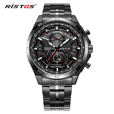

RISTOS9325 hot sale watch mens sports fashion waterproof luminous quartz watch