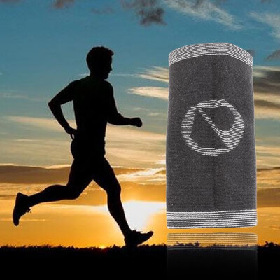 

1pcs Lightweight Breathable Bamboo Carbon Fiber Sports Elbow Pad Protector Elastic Support Warmer Football Mountaineering Football