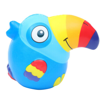 

Gotoamei 1PCS Squeeze Cute Toucan Scented Slow Rising Decompression Toys