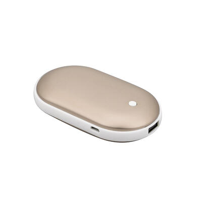 

Cobblestone Shape USB Rechargeable Electric Hand Warmer Charging Heater