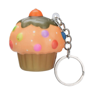 

Siaonvr Kawaii Adorable Ice Cream Cake Scented Cream Slow Keychain Stress Reliever Toy