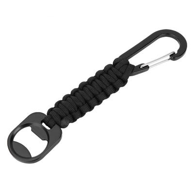 

Greensen Outdoor Survival Tool Paracord Key Chain with Carabiner Bottle Opener for Camping Emergency