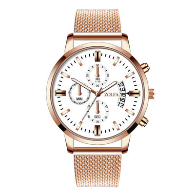 

Gobestart Luxury Watches Quartz Watch Stainless Steel Dial Casual Bracele Watch