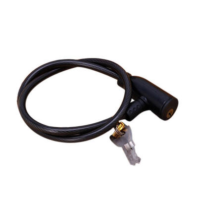 

Bicycle Bike Anti Theft Security Steel Cable Lock Chain WITH 2Keys BlackRed