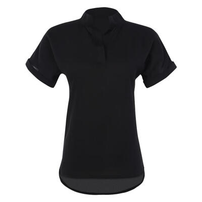 

Casual Women Chiffon Blouses V-Neck Short Sleeve Irregular Tops Shirts