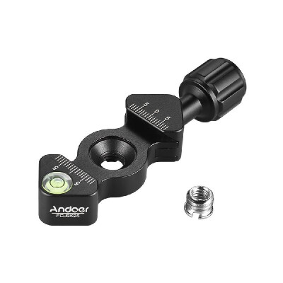 

Andoer FC-SK25 Universal Aluminum Alloy Quick Release Clamp Tripod Clamp Knob-Type 14" & 38" Screw Hole for RSS Arca-Swiss Kirk