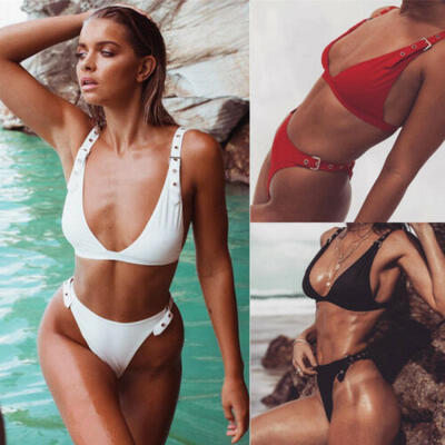 

Women Push-up Bikini Padded Bra Set Bandage Swimsuit Swimwear Beachwear Bathing