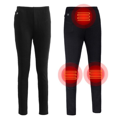 

USB Heated Pants Women Rechargeable Slim thickening Heated Baselayer Pants