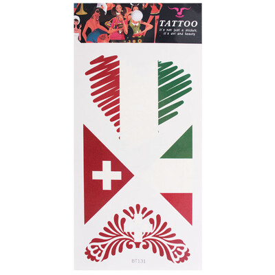 

〖Follure〗3D Waterproof Tattoo Stickers Arm Face Body Flag Child Tattoo Sticker