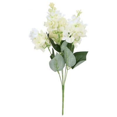 

Greensen 5 Heads Decorative Artificial Flower Fake Plastic Hydrangea Bouquet Garden Wedding Decor