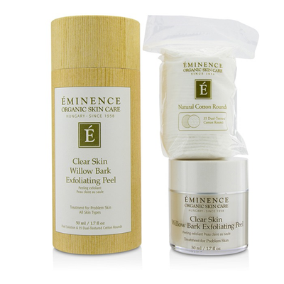 

EMINENCE - Clear Skin Willow Bark Exfoliating Peel with 35 Dual-Textured Cotton Rounds 50ml17oz