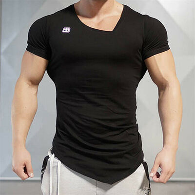 

Mens Slim Fit V Neck Short Sleeve Muscle Tee Shirts Casual T-shirt Tops Blouse T