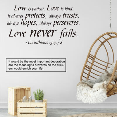 

Greensen Removable PVC English Proverbs Adage Wall Stickers Art Decor Home