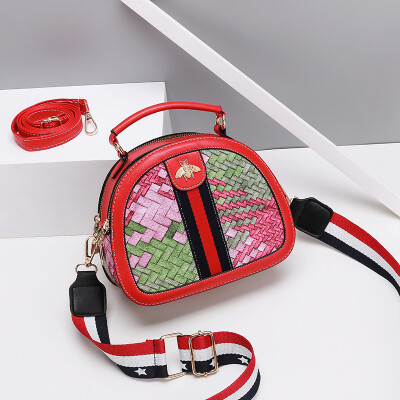 

Ladies bag 2019 Korean version of the tide fashion summer new womens bag PU wild shoulder bag Messenger bag