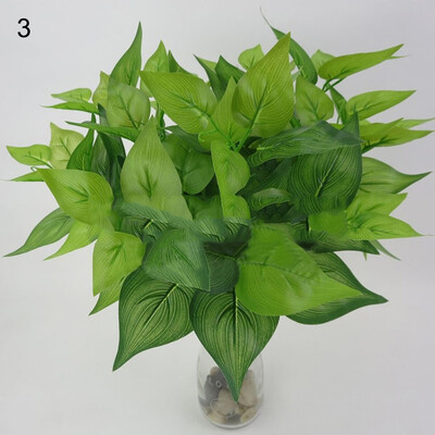 

1Pc Fake Leaf Foliage Bush Indoor Outdoor Artificial Plant Office Garden Decor