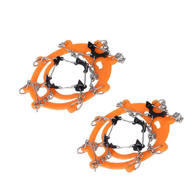 

1Pairs 11 Teeth Claws Flexible Safety Outdoor Crampons Climbing Gripper Snow Claw Non-slip Shoes Cover for Outdoor Camping Hiking