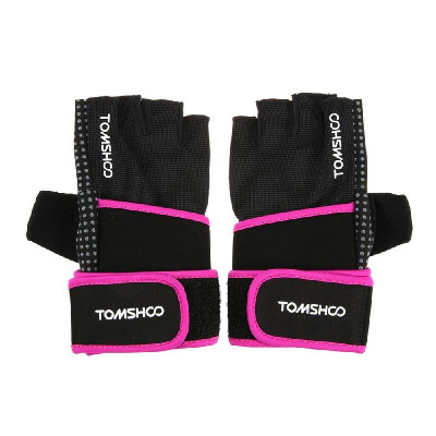 

TOMSHOO Unisex Weight Lifting Gloves Fitness Gloves with Wrist Wrap Anti-slip Grip Design Breathable Comfortable