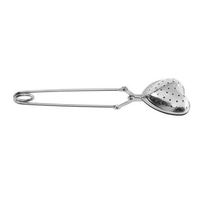 

Love Heart Shape Tea Ball Filter Stainless Steel Tea Locking Spice Strainer