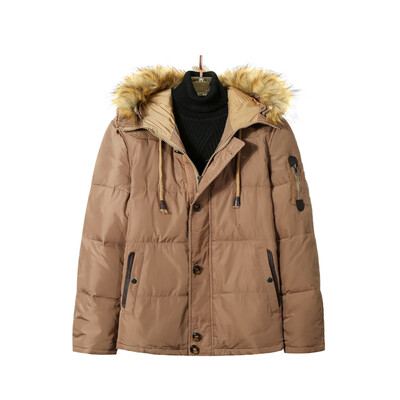

Gobestart Fashion Mens Autumn Winter Casual Pocket Zipper Hooded Jacket Top Coat