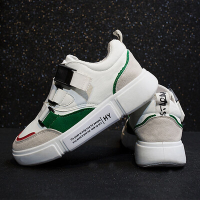 

Sneakers womens spring Korean version of ulzzang hundred to ride Harajuku bf wind student board shoes flame shoes