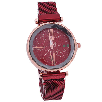 

Magnet magnet strap starry sky ladies fashion trend new student personality quartz watch