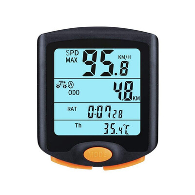 

Kozart Cycling Computer Digital Speedometer Bicycle Speeding Alert Stopwatch Thermometer LCD Backlight Rainproof Table