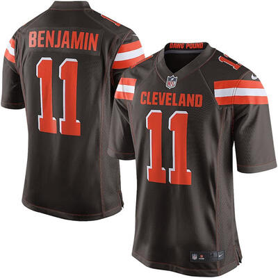 

Mens Football Jersey Cleveland Browns Travis Benjamin Brown Game Jersey