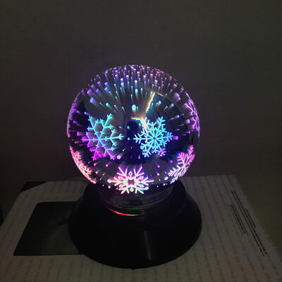 

Tailored USB Charging LED Colorful 3D Magical Christmas Light House Party Decor