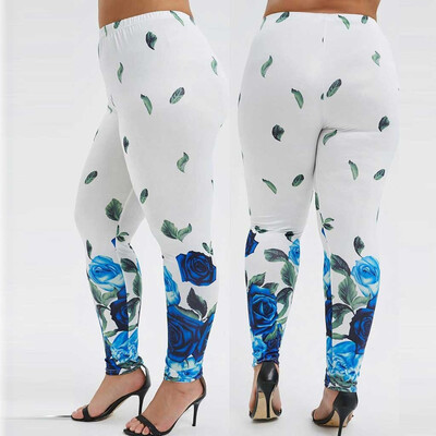 

Tailored Women High Waist Yoga Pants Plus Size Sport Pants Print Leggings