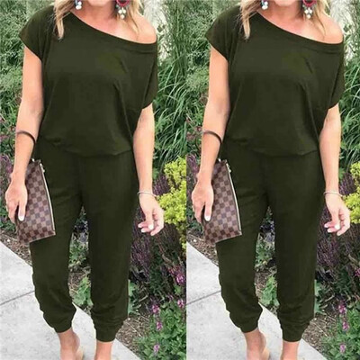 

Women Sleeveless Cotton Linen Loose Wide Leg Jumpsuit Overall Long Trousers Pant