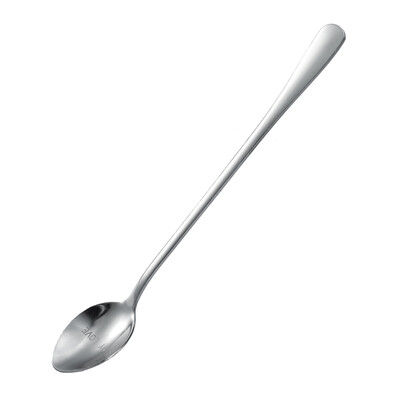 

Custom Stamped Engraved Stainless Steel Long Handle Ladle Personalized Coffee Milk Stir Spoon with Lettering for Gifts