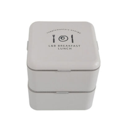 

Healthy Material Lunch Box 2 Layer Bento Boxes Microwave Dinnerware Food Storage Container Lunchbox