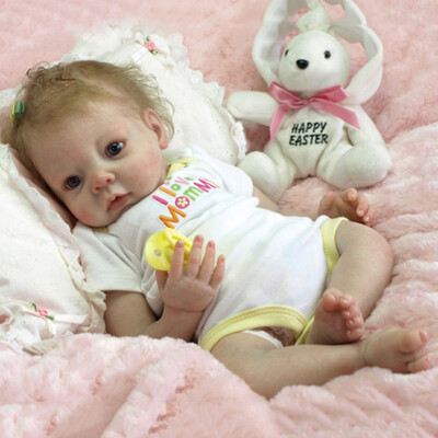 

YIWULA22 Handmade Lifelike Newborn Silicone Vinyl Reborn Baby Doll Full Body Gifts