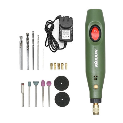 

KKmoon DC12V Multi-functional Mini Electric Grinder Set Electric Drill Grinding Rotary Tool Kit for Milling Polishing Engraving